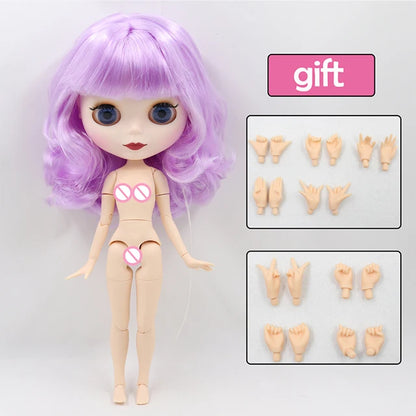 ICY DBS Blythe Doll 1/6 BJD Joint Body 30cm DIY Anime Girl Toy Random Eyes Gift