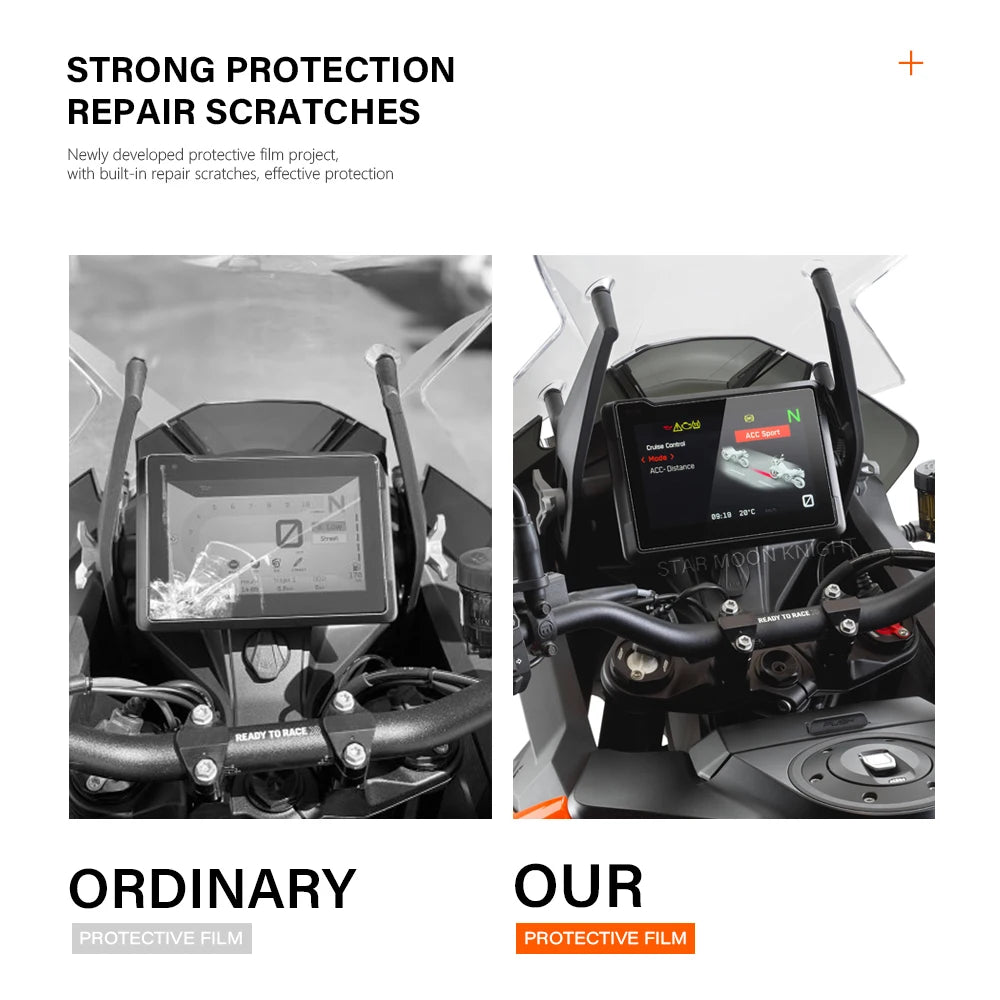 Instrument Screen Protector Film for KTM 1290 Super Adventure S R 2021-2022