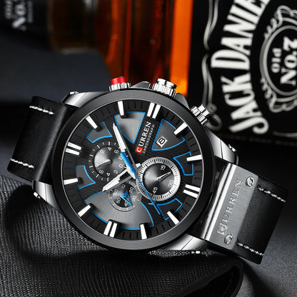 New CURREN Men Watches Fashion Quartz Wrist Watches Men's Military Waterproof Sports Watch Male Date Clock Relogio Masculino-EXPROTAS