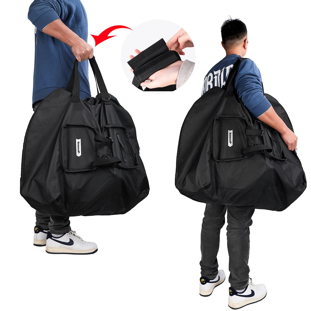 Rhinowalk Folding Bike Carry Bag 14-20 Inch For Brompton 3Sixty Foldable Bike Storage Bag Portable Fold Bicycle Carrying Bag