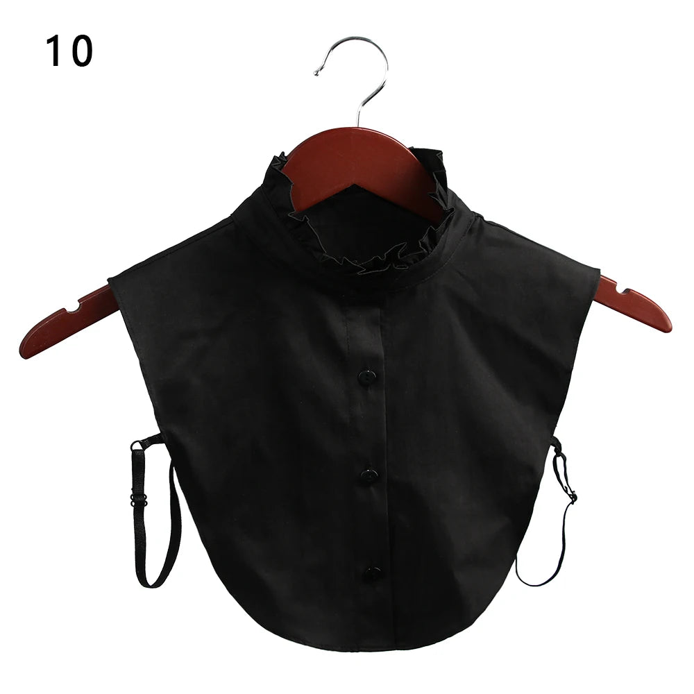 Lace Fake Collar Detachable Women Blouse Lapel Shirt Clothes Accessories