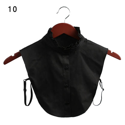 Lace Fake Collar Detachable Women Blouse Lapel Shirt Clothes Accessories