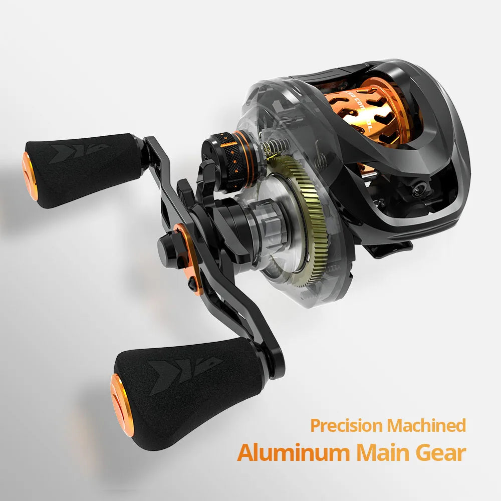 KastKing Zephyr Bait Finesse System BFS Baitcasting Fishing Reel  4.5KG 7 Ball Bearings 7.2:1 Gear Ratio Carbon Fishing Coil-EXPROTAS