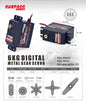High Speed Metal Gear RC Servo for 1/10 Car (15-30kg Torque Options)