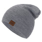 Unisex Beanie Hat Warm Soft Knitted Casual Winter Hat for Men & Women