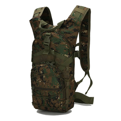 15L Molle Tactical Backpack Bicycle Backpacks Outdoor Sports Cycling Hydration Climbing Hiking Camping Hiking Fishing Bike Bag-EXPROTAS