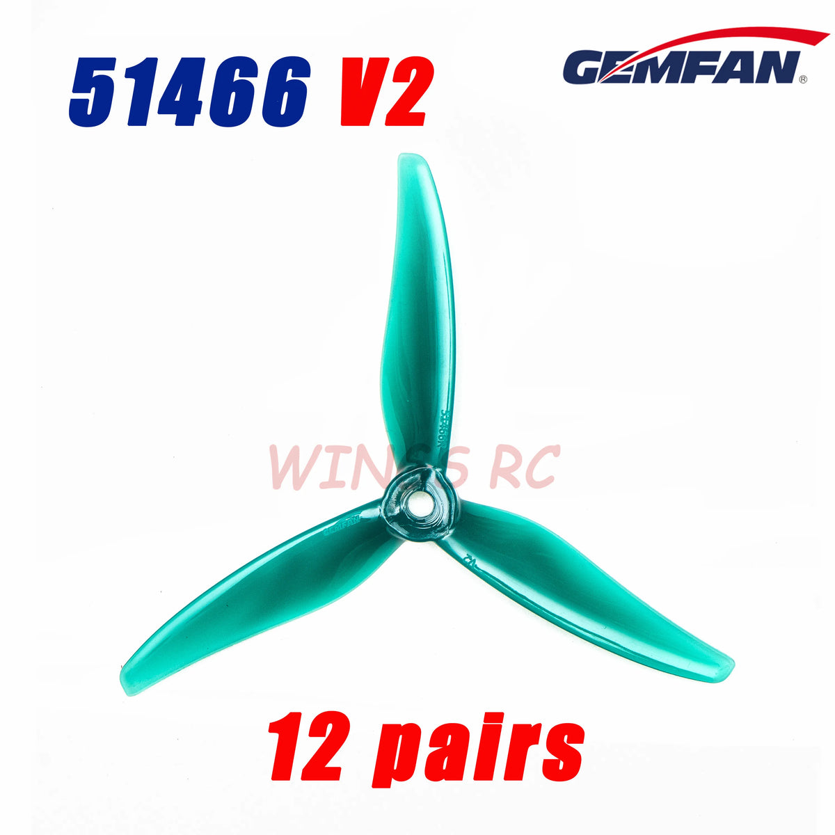 24Pcs 5 Inch Blade Propeller Props for RC FPV Drone Gemfan 51466