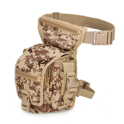 Tactical Drop Leg Bag Outdoor Thigh Pouch Military Molle Waist Pack