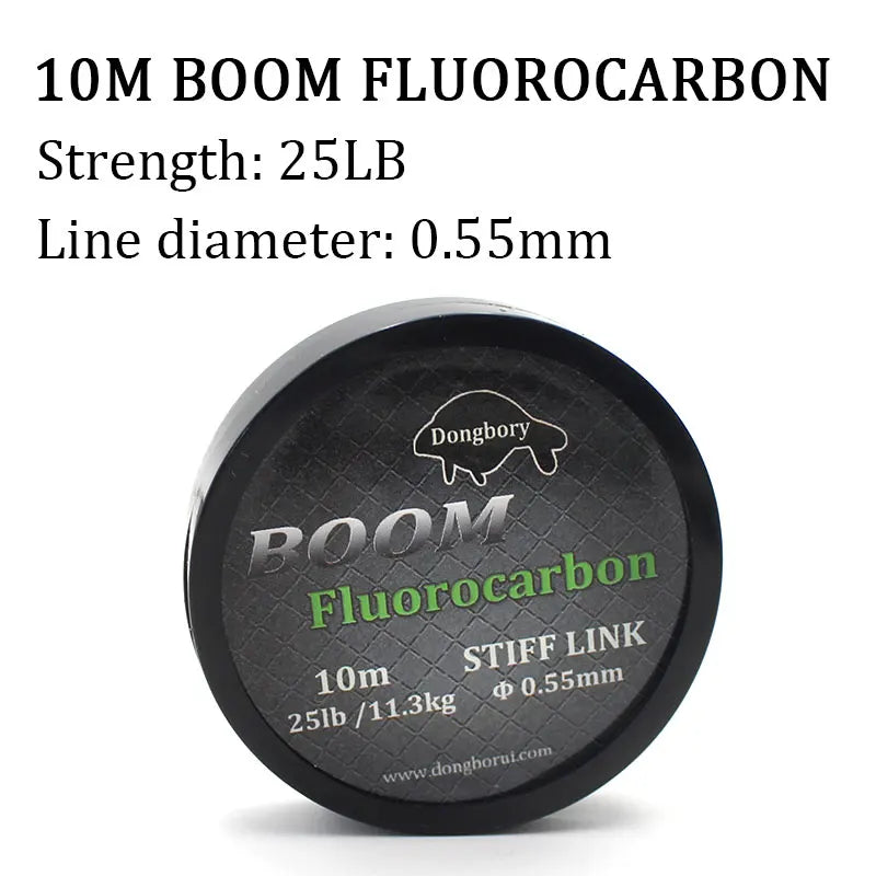 Carp Fluorocarbon Hooklink Boom Line 15/25/35lb Combi Chod Rig Tackle