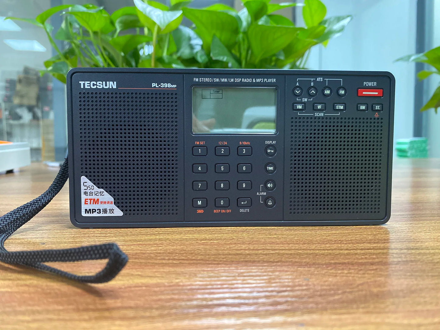 Tecsun PL-398MP Portable DSP Radio FM AM SW Receiver MP3 Player TF Card Stereo - EXPROTAS