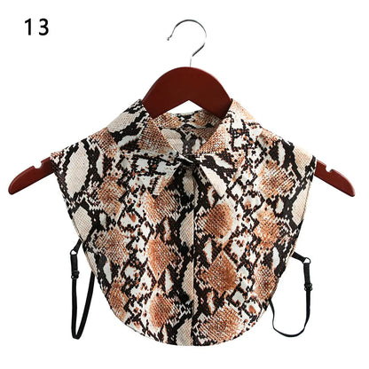 Lace Fake Collar Detachable Women Blouse Lapel Shirt Clothes Accessories