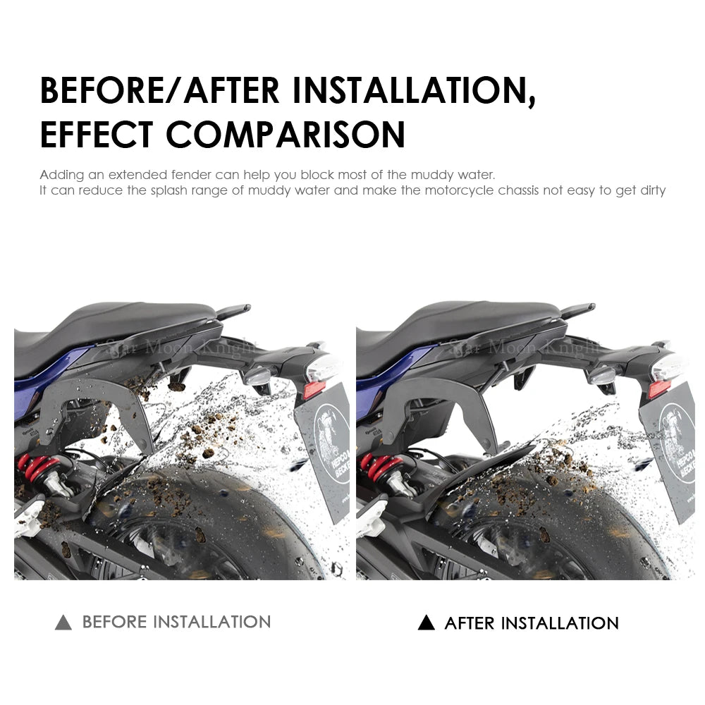 Front Mudguard Fender Extender Extension for BMW F900XR 2020+