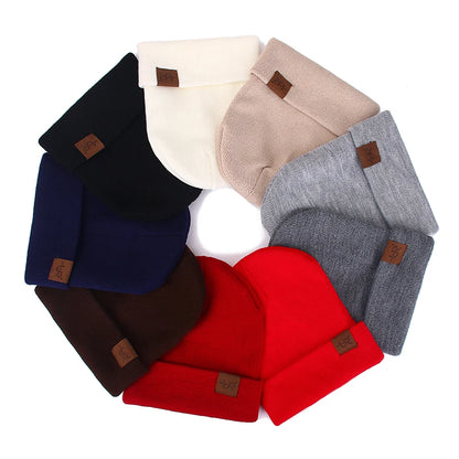 Unisex Beanie Hat Warm Soft Knitted Casual Winter Hat for Men & Women
