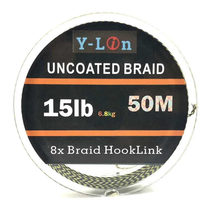 Soft Hook Carp Fishing Line 50m Braid Hooklink for Hair Rig 25/35LB