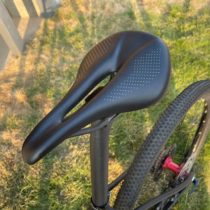 ELITA ONE Carbon Saddle MTB/Road Bike saddle Super Light Leather Carbon Cushions 96g-EXPROTAS