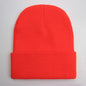 Warm Knitted Cap Beanie Wool Unisex Winter Hat Men Women 24 Colors