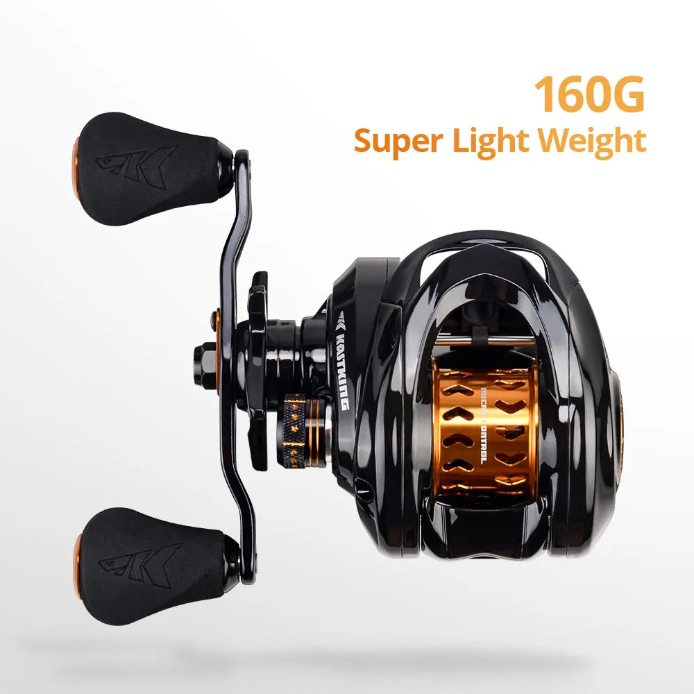 KastKing Zephyr Bait Finesse System BFS Baitcasting Fishing Reel  4.5KG 7 Ball Bearings 7.2:1 Gear Ratio Carbon Fishing Coil-EXPROTAS