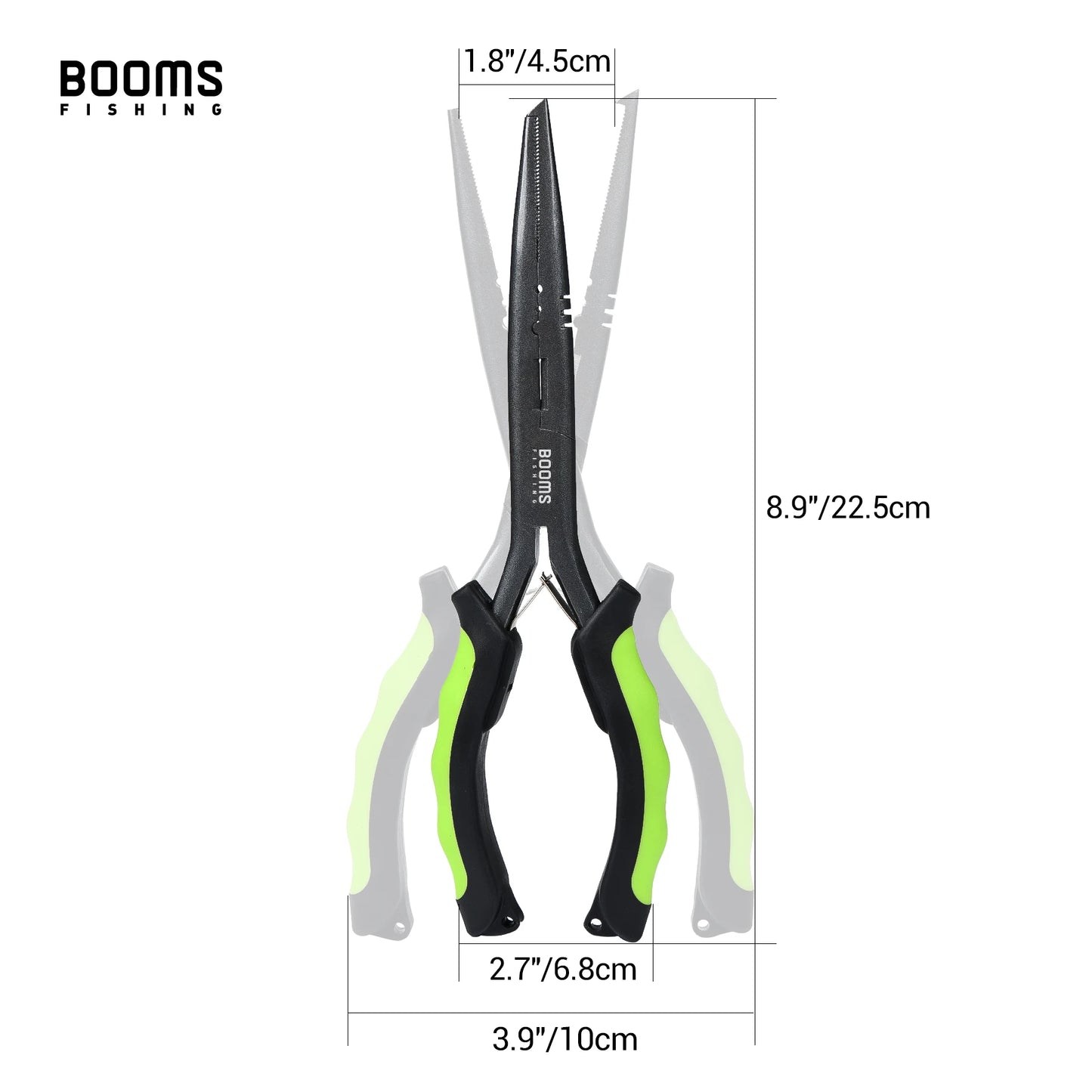 Fishing Pliers Hook Remover 23cm Stainless Steel Line Cutter Scissors Tongs