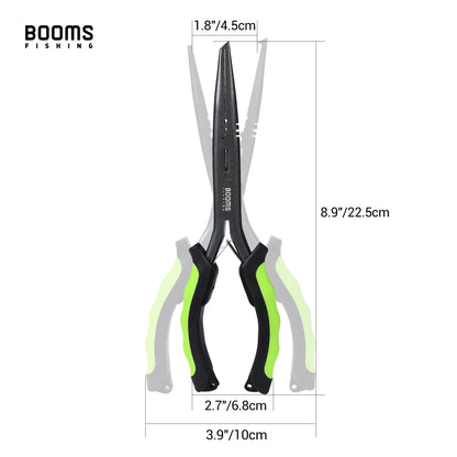 Fishing Pliers Hook Remover 23cm Stainless Steel Line Cutter Scissors Tongs
