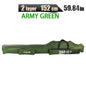 PROXPE 150-180cm Fishing Rod Bag Foldable Carp Pole Storage Carry Case