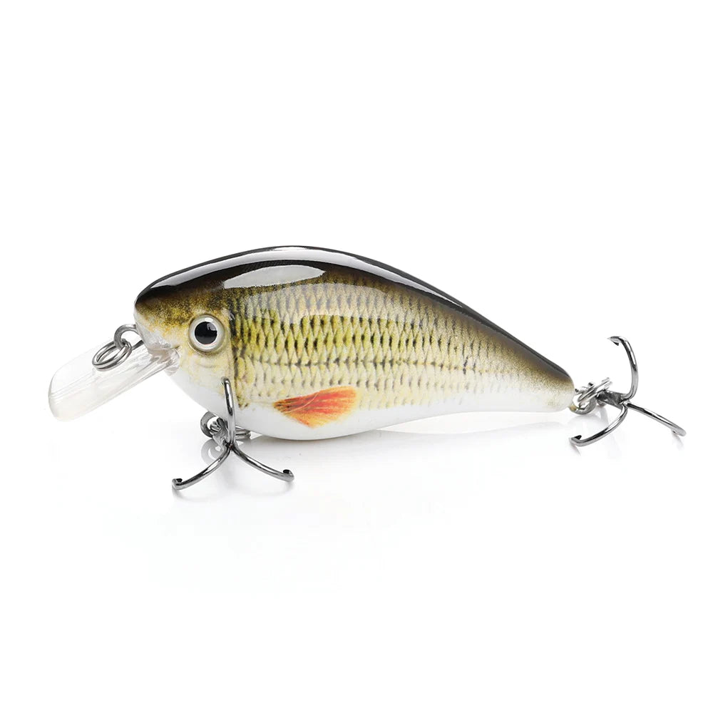 6cm 12g Fishing Lure Crankbait Wobbler for Pike Bass Minnow Bait