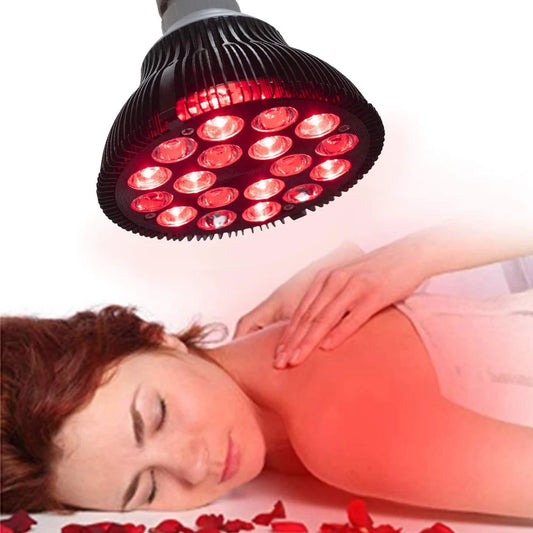 Red Light Therapy Lamp For Face 54W 660nm & 850nm Infrared Light Therapy Device For Muscle Joint Pain Relief Skin Health Tools-EXPROTAS