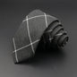 Mens Tie 6cm Slim Solid Classic Necktie for Wedding Party Casual