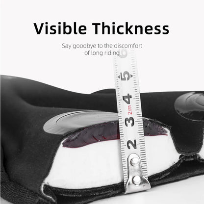 ROCKBROS Silicone Bicycle Saddle Hollow Breathable MTB Bike Seat Cover Pad