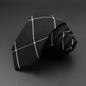 Mens Tie 6cm Slim Solid Classic Necktie for Wedding Party Casual