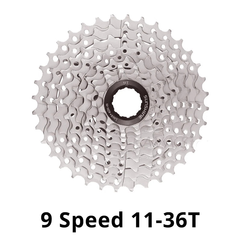 SUNSHINE 9-Speed MTB Cassette 11-25T to 11-50T Shimano/SRAM Compatible