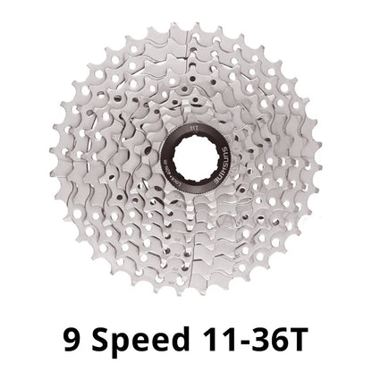 SUNSHINE 9-Speed MTB Cassette 11-25T to 11-50T Shimano/SRAM Compatible