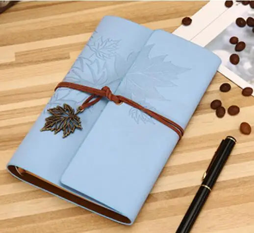 A5 A6 A7 Notebook PU Leather Vintage Diary Journal Notepad School Office