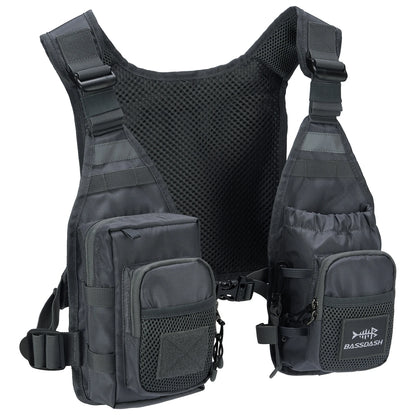 Fly Fishing Vest Bassdash FV08 Lightweight Chest Pack One Size Men Women