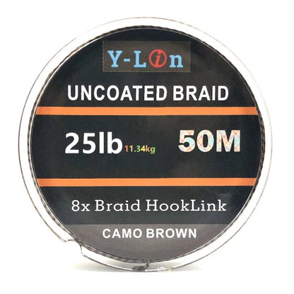 Soft Hook Carp Fishing Line 50m Braid Hooklink for Hair Rig 25/35LB