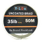 Soft Hook Carp Fishing Line 50m Braid Hooklink for Hair Rig 25/35LB
