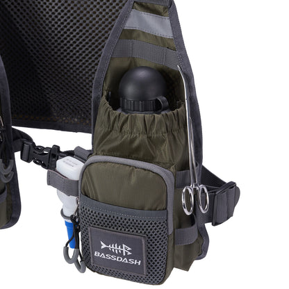 Fly Fishing Vest Bassdash FV08 Lightweight Chest Pack One Size Men Women