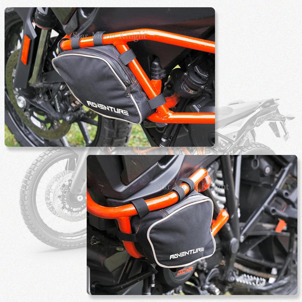 Motorcycle Frame Crash Bars Waterproof Bag Bumper Repair Tool Placement Bag For 1050 1090 1190 1290 ADV Adventure R-EXPROTAS