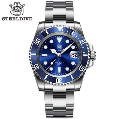 Steeldive SD1953 41mm NH35 Dive Watch 30ATM Ceramic Bezel Automatic Men