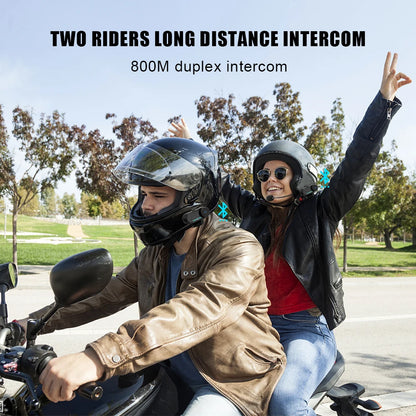 FreedConn Motorcycle Helmet Bluetooth Intercom Headset FM Music Share Speaker
