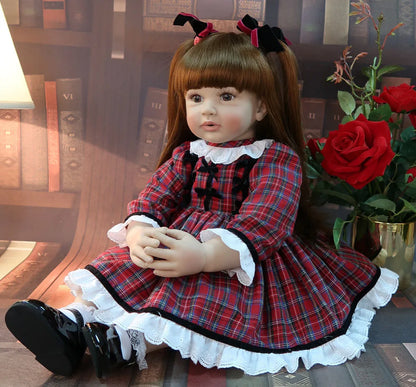 60cm Silicone Reborn Doll | Princess Lifelike Toddler Toy for Girls Gift
