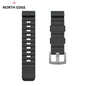 24mm Rubber Watch Strap For NORTH EDGE Active Smartwatch Samsung Huawei Band