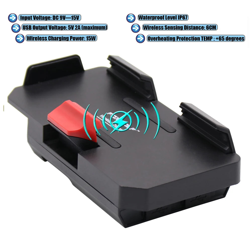 For BMW R1250GS ADV Wireless Charge Mobile Phone Navigation Bracket R 1250 GS R1250 GS Motorcycle Wireless Charging R1200GS ADV-EXPROTAS