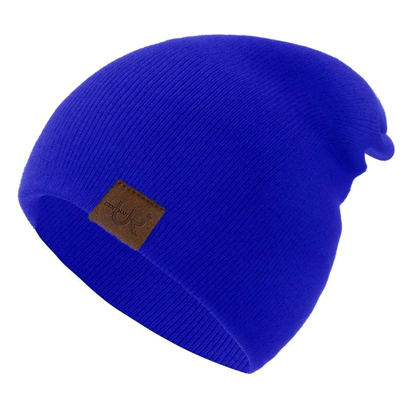 Unisex Beanie Hat Warm Soft Knitted Casual Winter Hat for Men & Women