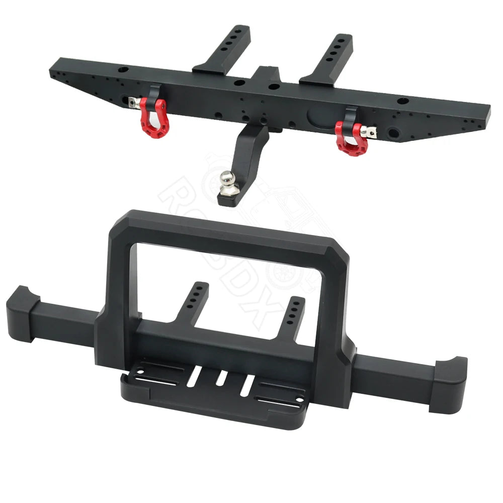 1/10 RC Crawler Aluminum Front & Rear Bumper Set for Traxxas TRX-4 - EXPROTAS