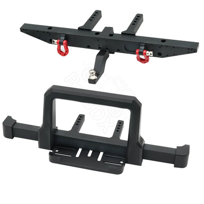 1/10 RC Crawler Aluminum Front & Rear Bumper Set for Traxxas TRX-4 - EXPROTAS