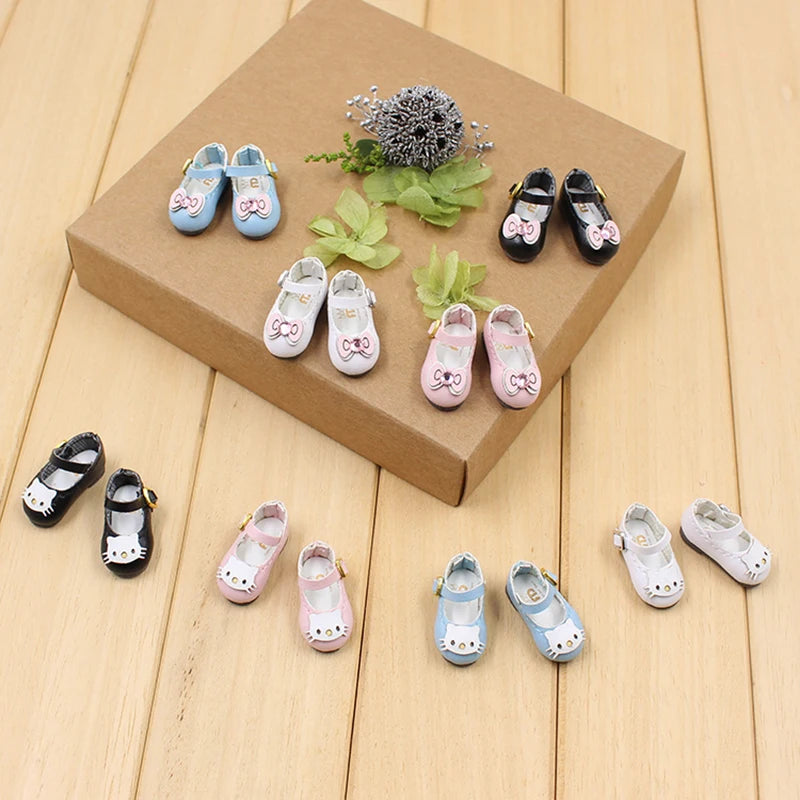 Blythe Doll Cat Bow Shoes 8 Colours for ICY DBS Neo 1/6 BJD Dolls