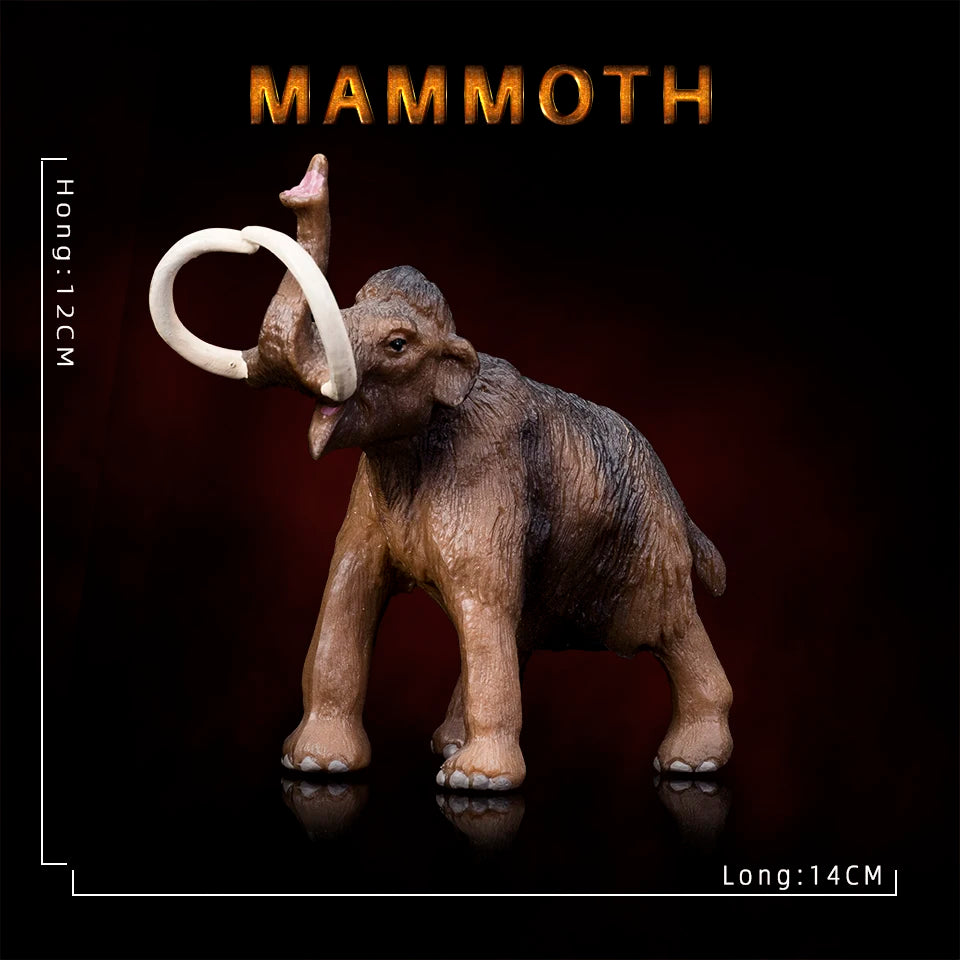Hitwo Simulation Mammoth Model Educational Action Figure Kids Toy
