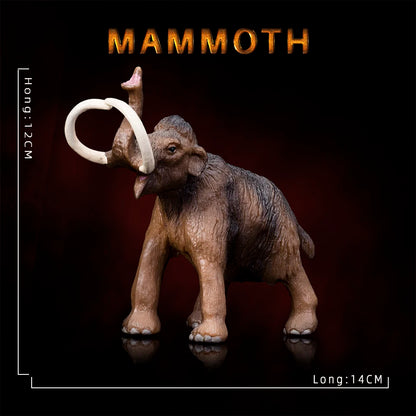 Hitwo Simulation Mammoth Model Educational Action Figure Kids Toy