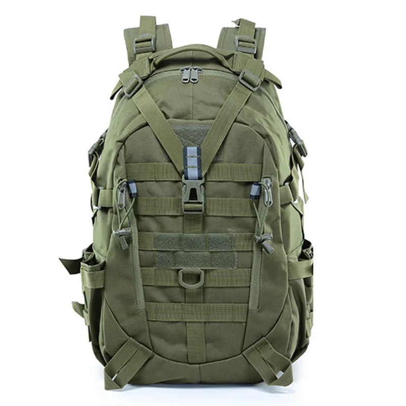 40L Camping Backpack Men's Bag Travel Bags Tactical Molle Climbing Rucksack Hiking Outdoor Reflective Shoulder Fishing Bag-EXPROTAS