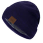 Unisex Urgentman Winter Beanie Cap Outdoor Warm Knitted Fur Lined Hat